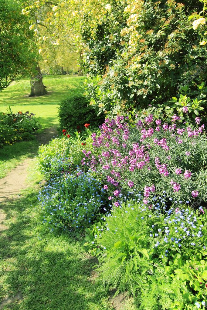Shot of a garden in St. James.
